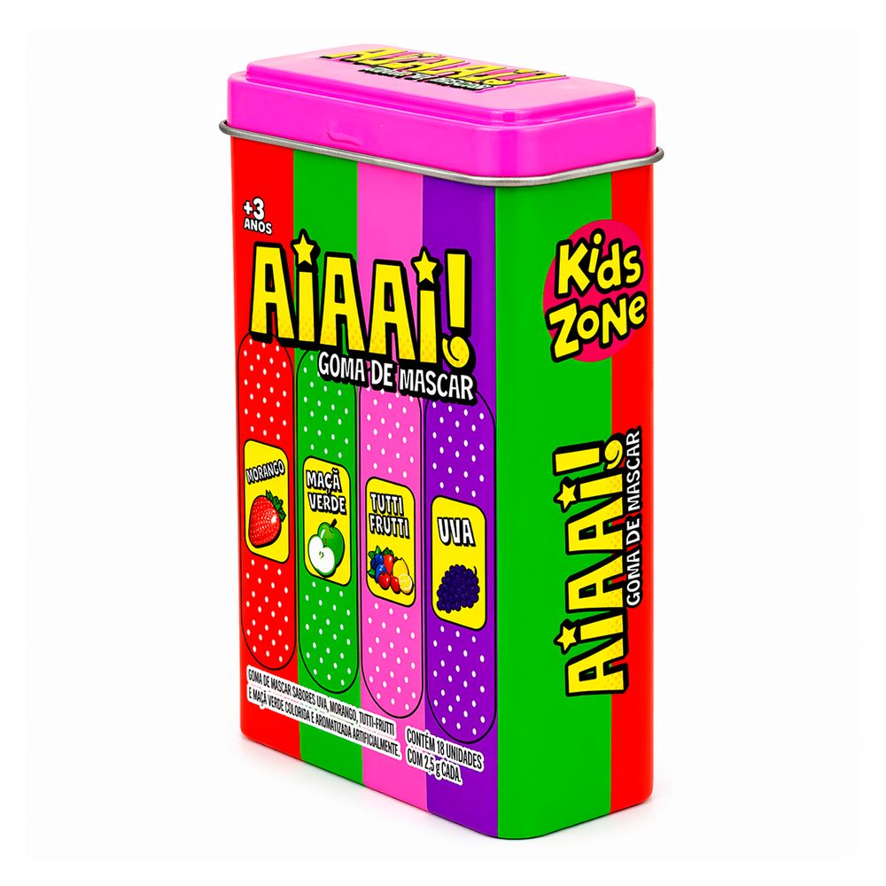 Chiclete Kids Zone Sortido Aiaai 45g-2-